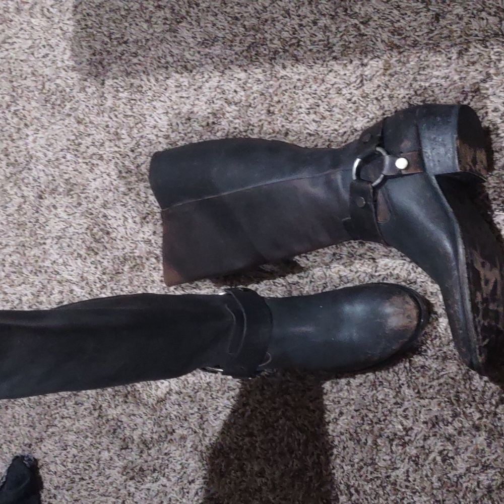 Frye harness boots
